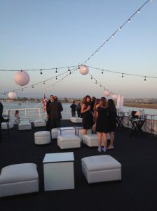 corporate yacht party