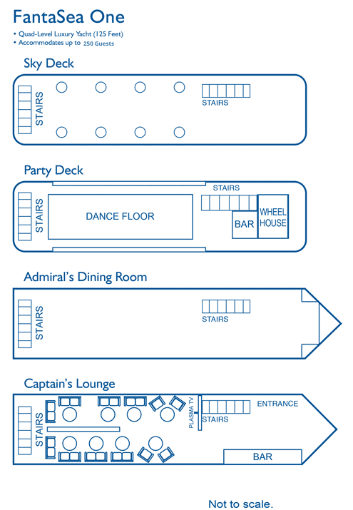 FantaSea One Yacht Floorplan