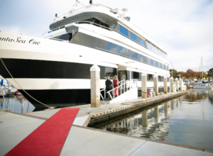 a wedding boat rental in Marina de Rey