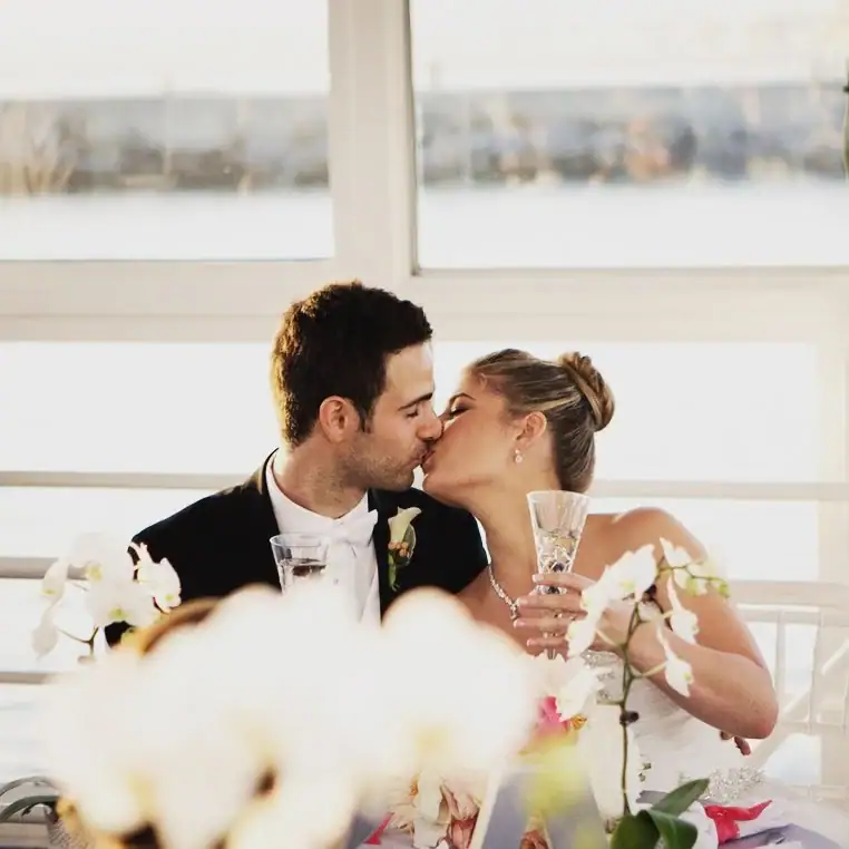 yacht wedding reception