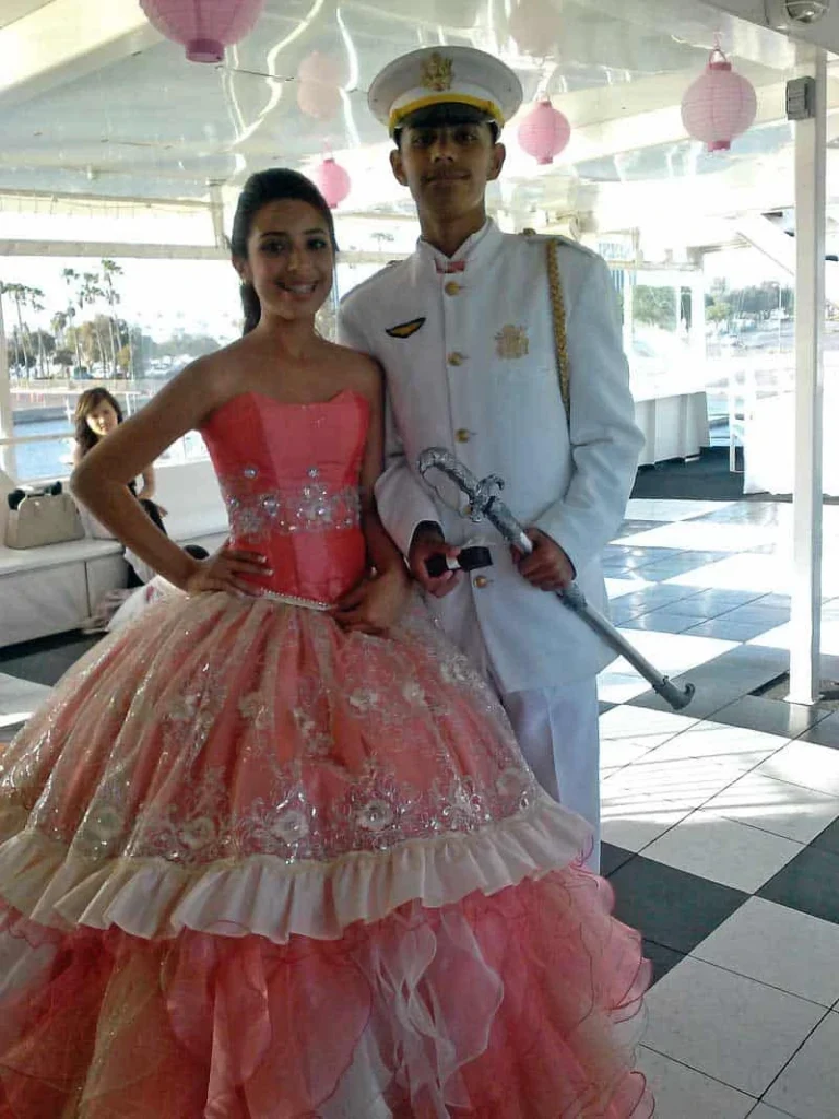 Formal coming out party on a yacht.